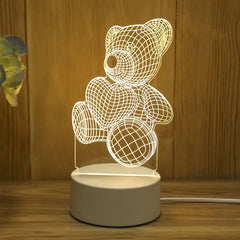 Romantic Love 3D LED Lamp