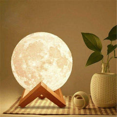 3D Moon Lamp with Stand