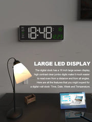 Aierwill N6 Digital Wall Clock