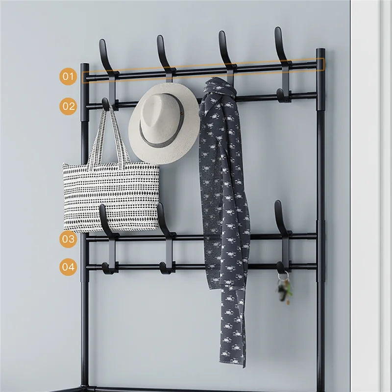 Sturdy Floor Shoe and Hat Rack