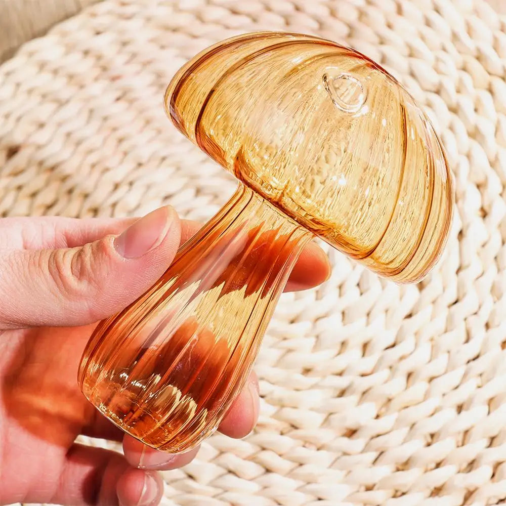 Jelly Mushroom Glass Vase