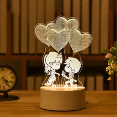 3D Neon USB LED Night Lamp