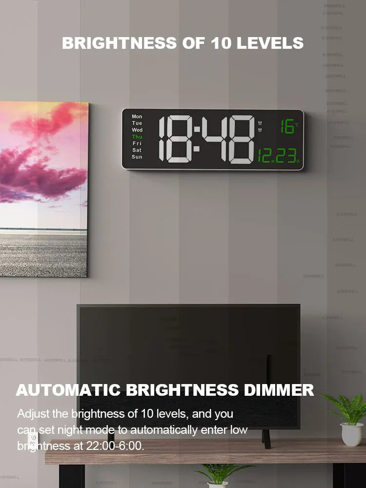 Aierwill N6 Digital Wall Clock