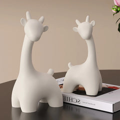 Exquisite Nordic Deer Statue